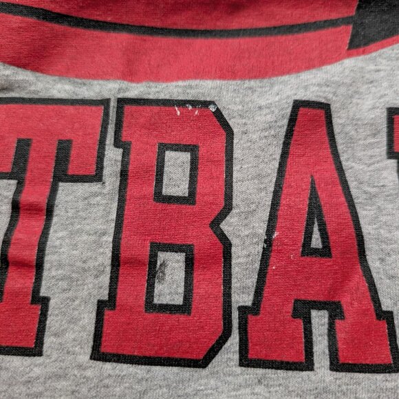 Vintage Y2K Rutgers University Football Shirt Sz M Gray Scarlet Knights Graphic - Picture 5 of 8